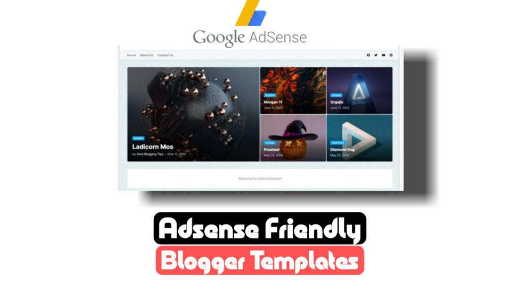 Best Blogger template for AdSense approval 2023