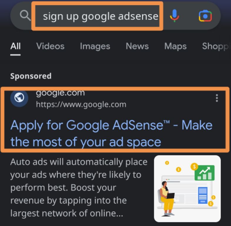 how to create google adsense account