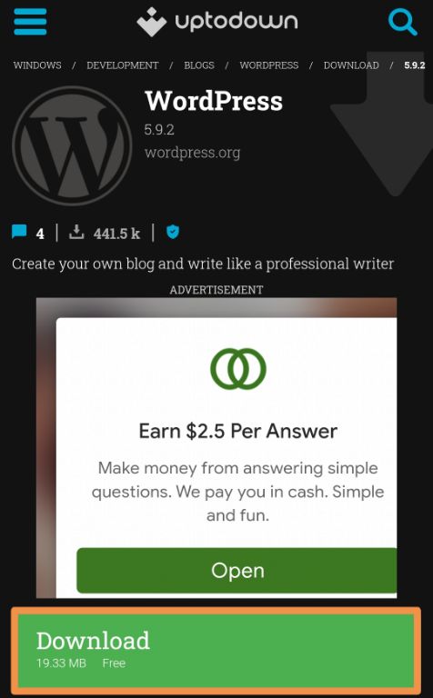 wordpress how to download