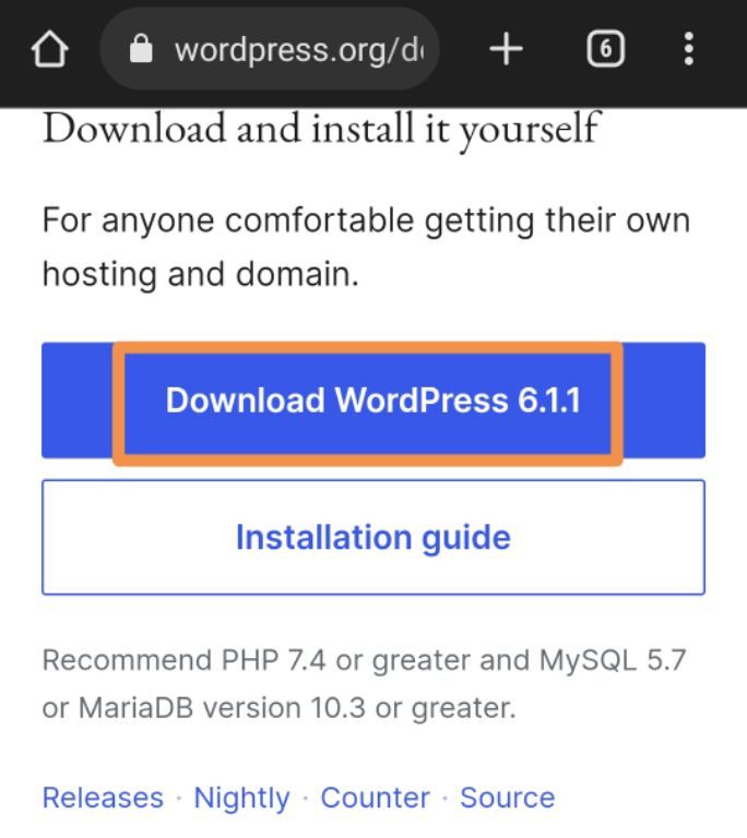 wordpress how to download