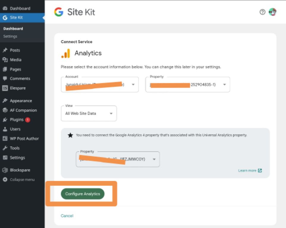 how to install google analytics on wordpress