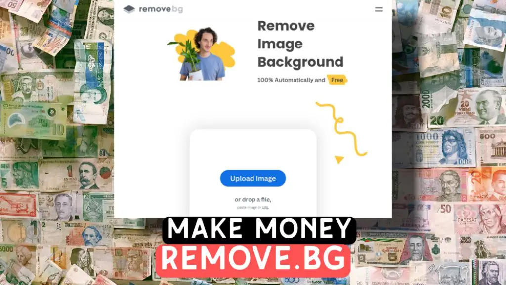 How to make money remove.bg affiliate program?