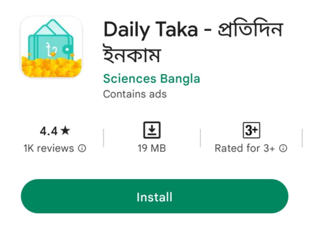 online taka income apps