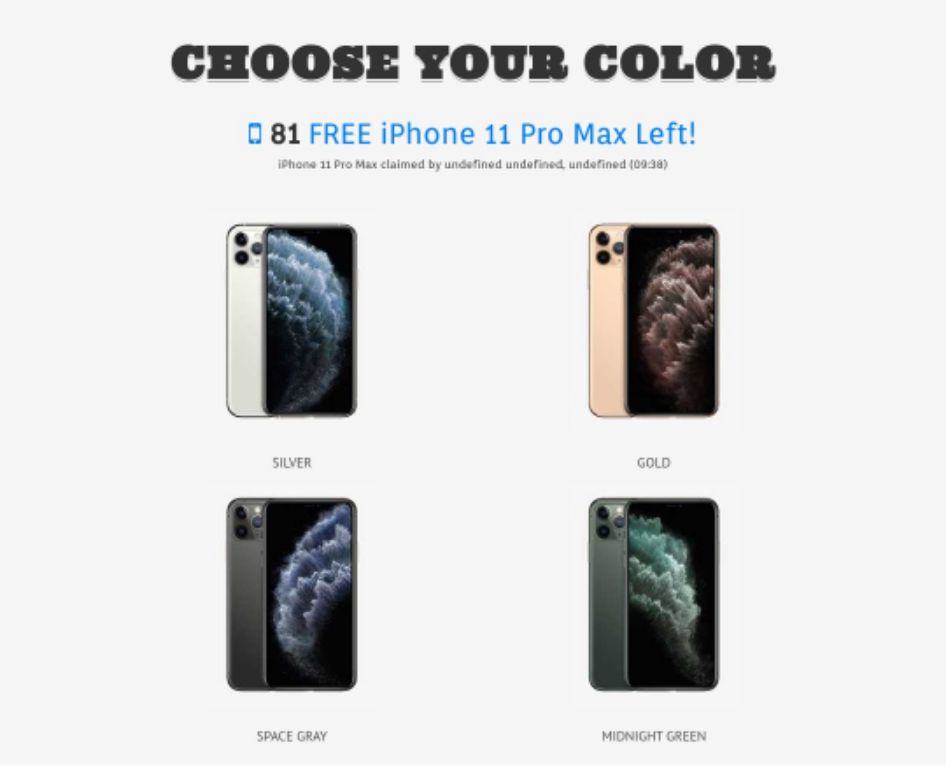 free iphone 11 pro max without human verification