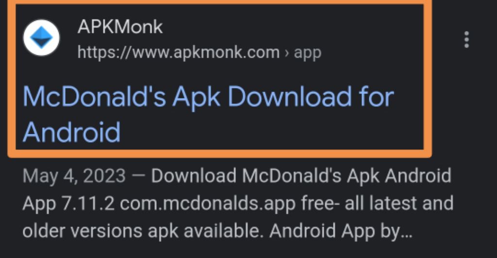 mcdonalds apk usa