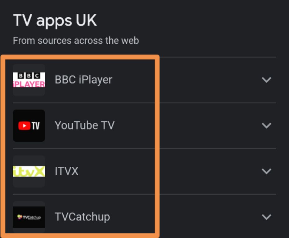 free uk tv apps for android