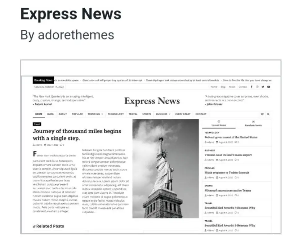 top free wordpress themes