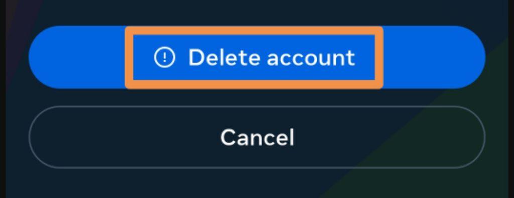 how to delete facebook account delete
