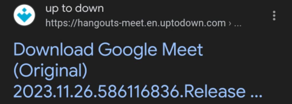 google meet download without play store