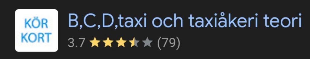 taxi apps stockholm