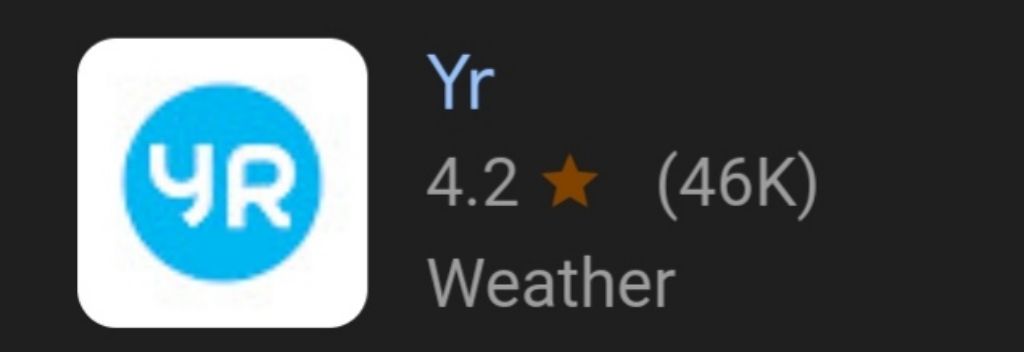 weather app Sweden