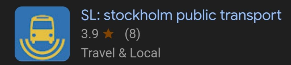 stockholm bus app